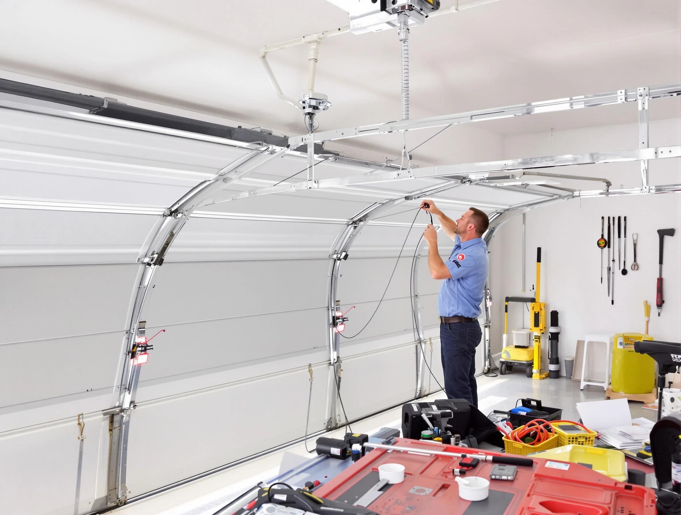 Garage door cable repair service by Four Square Mile Garage Door Repair in Four Square Mile