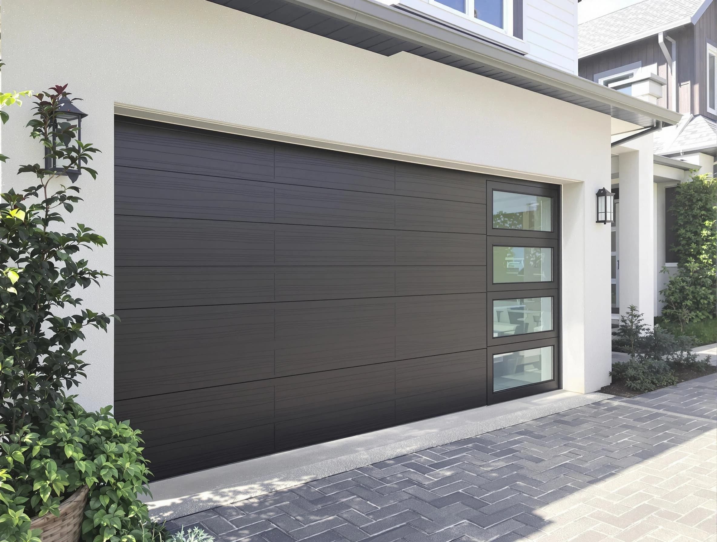 Custom garage door installation by Four Square Mile Garage Door Repair in Four Square Mile
