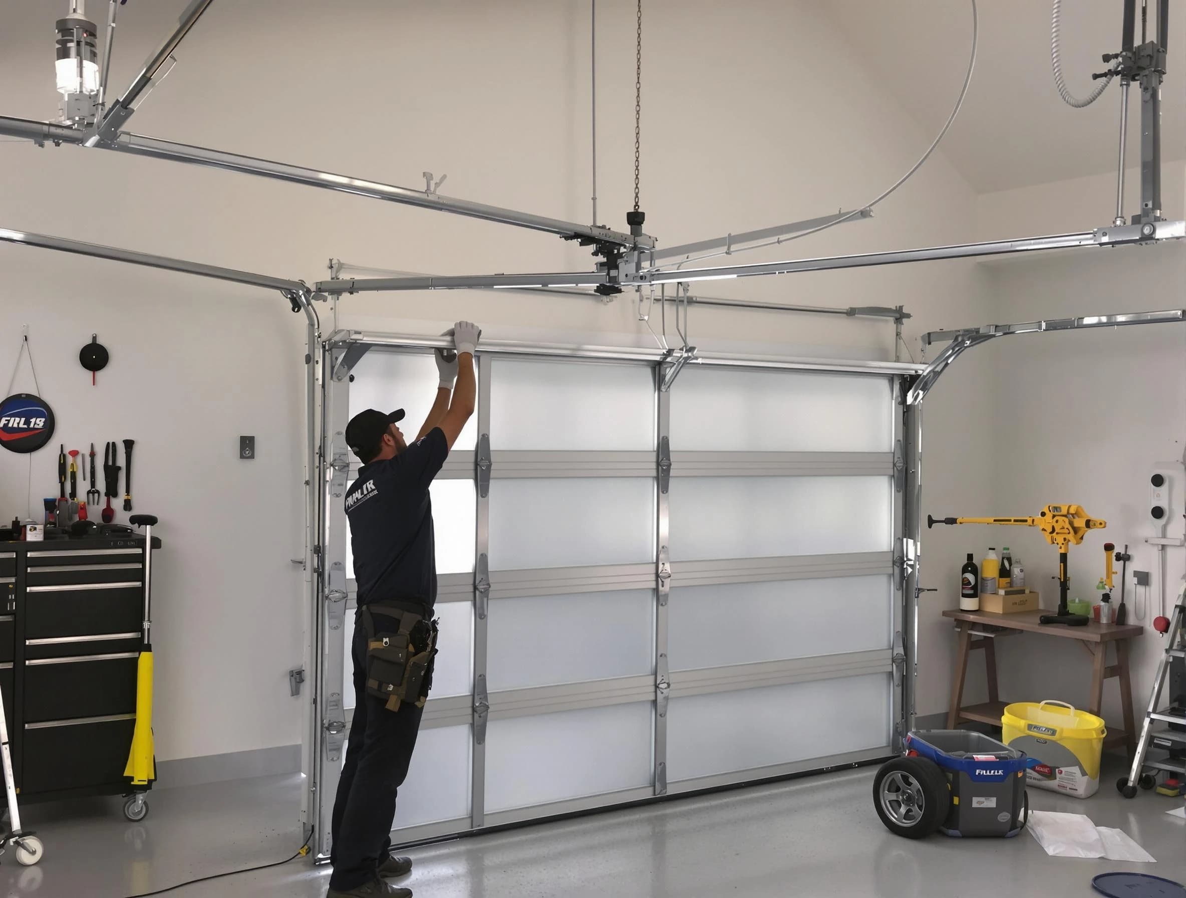 Four Square Mile Garage Door Repair certified team performing precision garage door installation in Four Square Mile