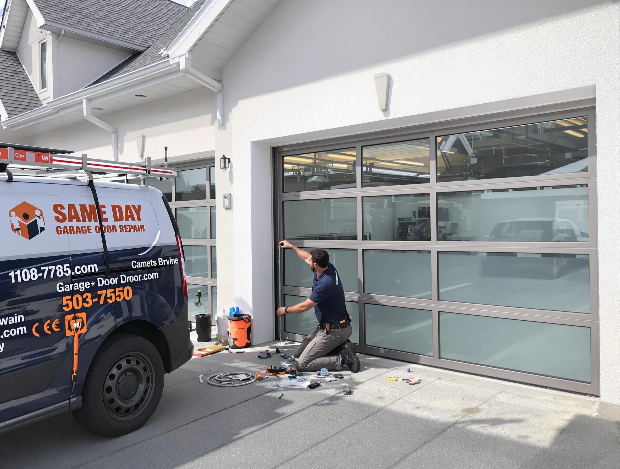 Same-day garage door repair service by Four Square Mile Garage Door Repair in Four Square Mile