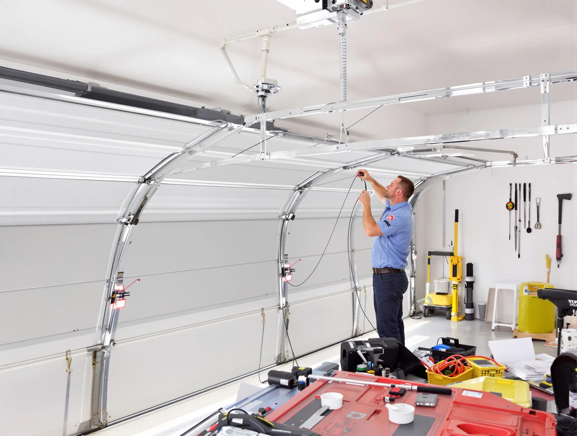 Garage door cable repair service by Four Square Mile Garage Door Repair in Four Square Mile