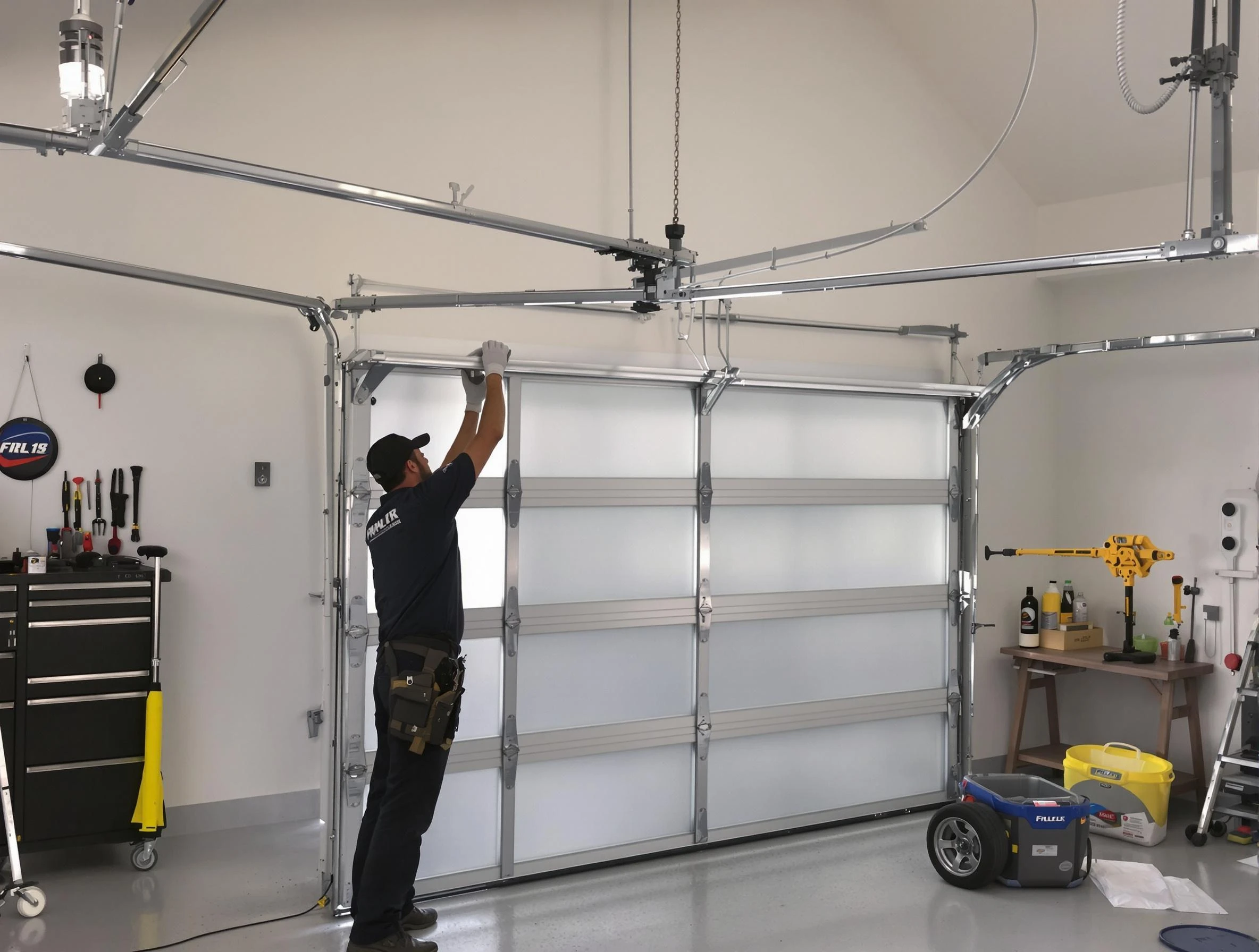 Four Square Mile Garage Door Repair certified team performing precision garage door installation in Four Square Mile