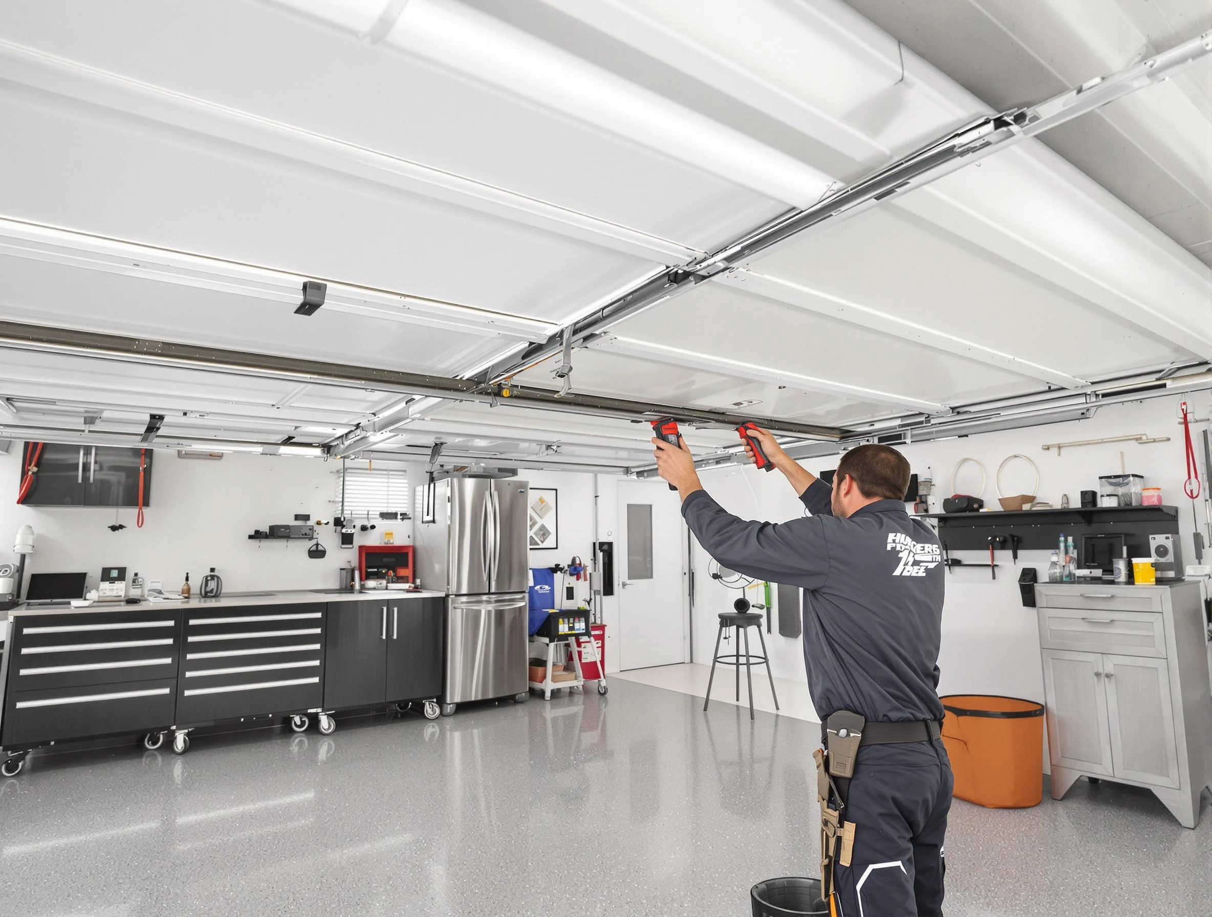 Overhead garage door repair service by Four Square Mile Garage Door Repair in Four Square Mile